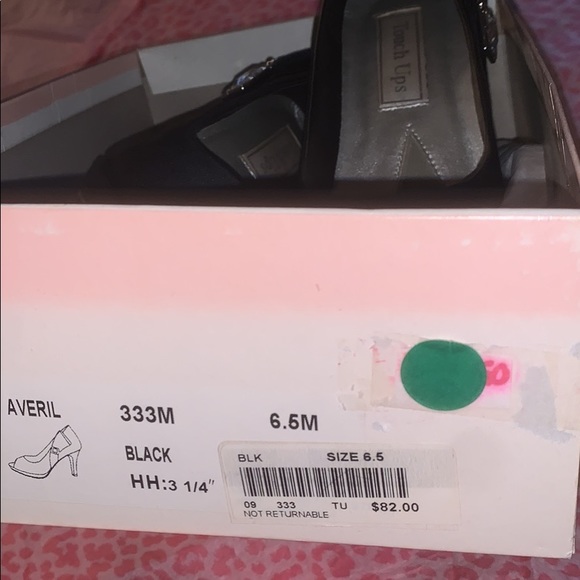 Black open toe Heels - Picture 2 of 6